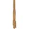 Ekena Millwork Kennewick Rough Sawn Timber Gable Bracket, Western Red Cedar, 48"W x 28"H x 2"D x 6"F, 14/12 Pitch GBW048X28X0206KEN00RWR - alternate 5